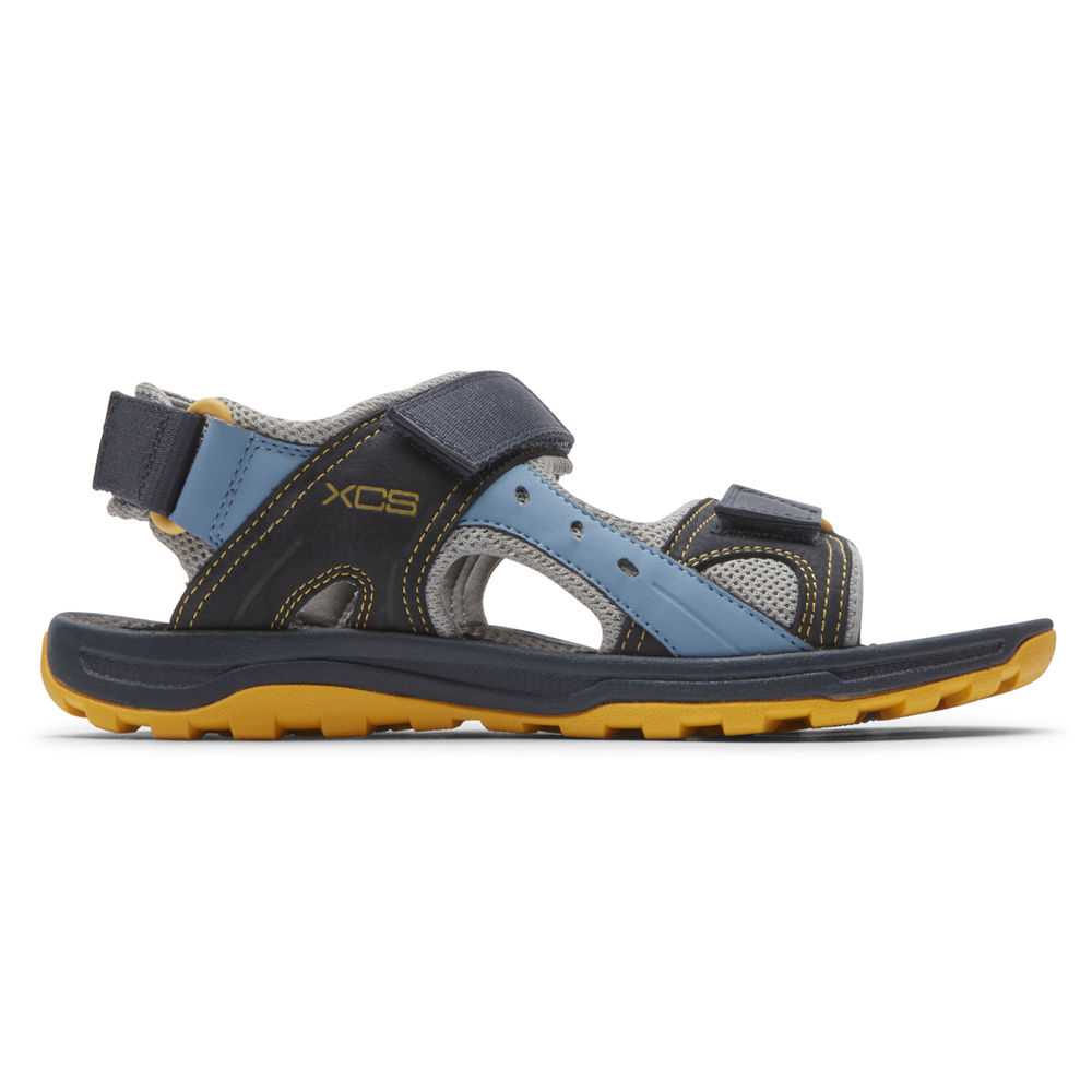 Rockport Mens Sandals Blue - Trail Technique Adjustable Velcro - UK 395-LRWDSU